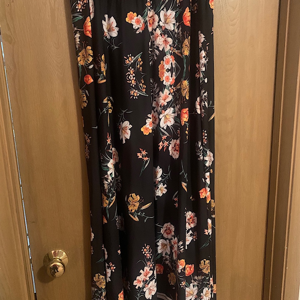 Floral maxi skirt